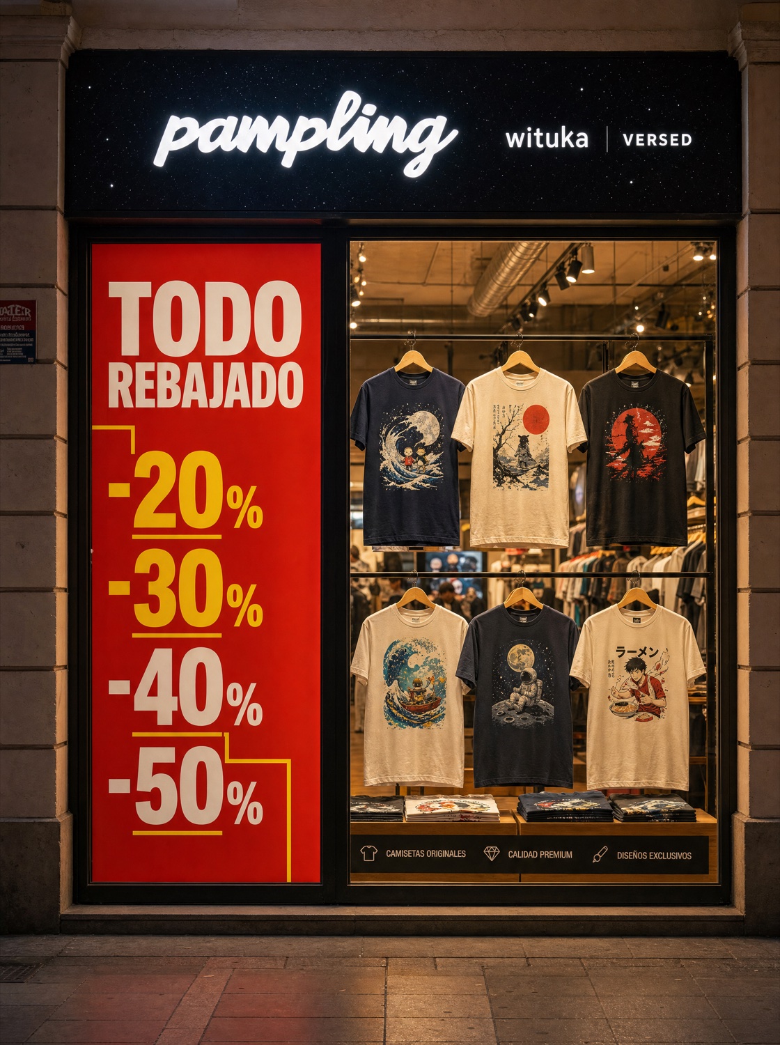 Propuesta 6 — Escalera de %