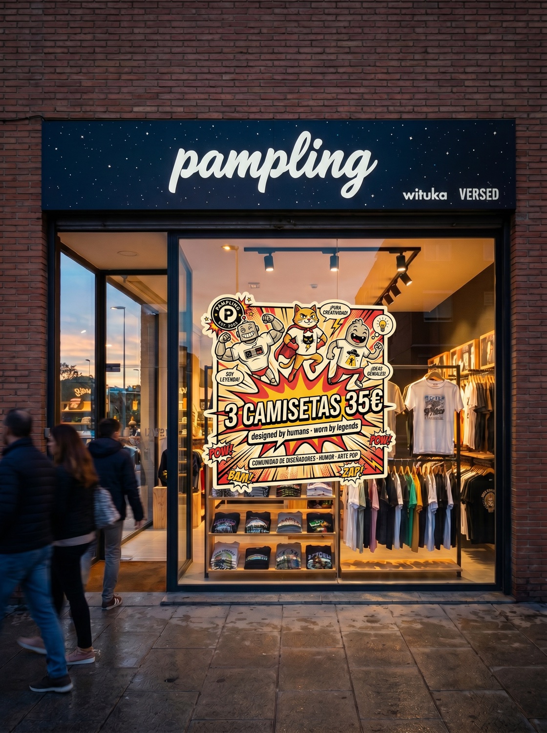 Mundo de color — Cómic Pop-Art