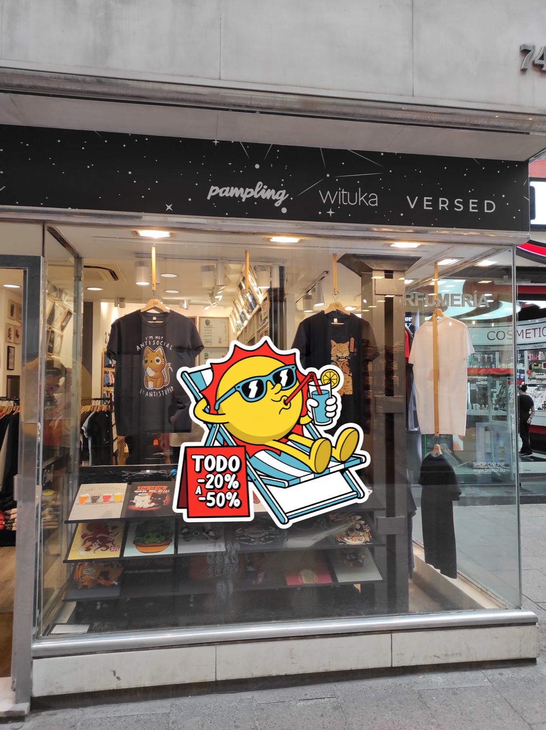 Diseño retail D6 — Sol · versión B